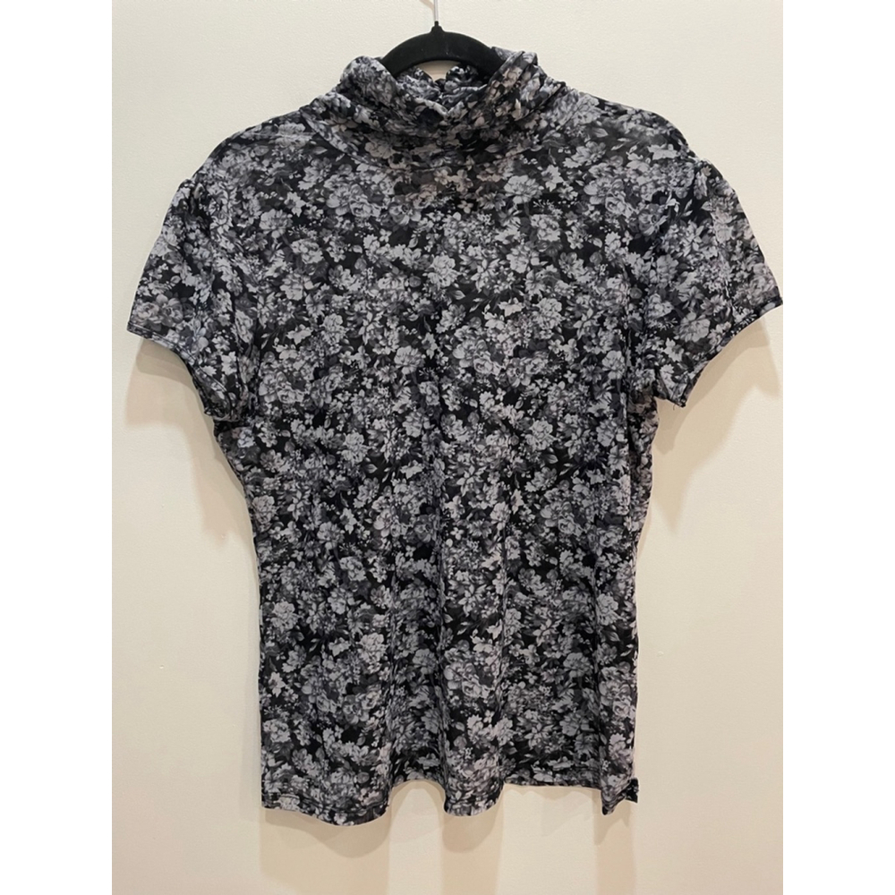 Women's max Top, Size UK 18, Black & Grey